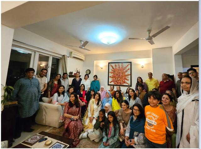 “There was much love, camaraderie, and solidarity at the iftar.” (Courtesy iftar hosts)