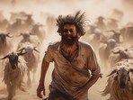 Aadujeevitham The Goat Life box office collection day 1: Prithviraj Sukumaran in a still from the Blessy directoral.