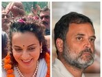 Kangana Ranaut in her maiden election rally criticised Rahul Gandhi and the Congress over Supriya Shrinate's now-deleted derogatory post on the Bollywood actor. Kangana Ranaut in her maiden election rally criticised Rahul Gandhi and the Congress over Supriya Shrinate's now-deleted derogatory post on the Bollywood actor.