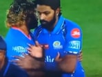 Hardik Pandya and Lasith Malinga Hardik Pandya and Lasith Malinga