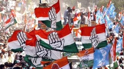 Congress flags Congress flags