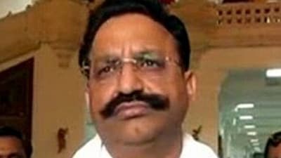 Gangster-turned-politician Mukhtar Ansari brought to Banda Medical College hospital after his health deteriorated, in Banda on Thursday. (ANI Photo) (ANI) Gangster-turned-politician Mukhtar Ansari brought to Banda Medical College hospital after his health deteriorated, in Banda on Thursday. (ANI Photo) (ANI)