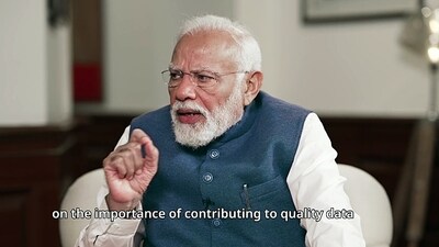 The PM, however, cautioned about the deceptive potential of deep fake technology and stressed the need for labeling such content and providing its complete source. Moreover, he also advocated for the establishment of a well-considered legal framework to regulate AI and deep fake technology. (ANI) The PM, however, cautioned about the deceptive potential of deep fake technology and stressed the need for labeling such content and providing its complete source. Moreover, he also advocated for the establishment of a well-considered legal framework to regulate AI and deep fake technology. (ANI)