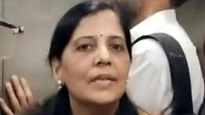 Delhi chief minister Arvind Kejriwal’s wife, Sunita. (ANI) Delhi chief minister Arvind Kejriwal’s wife, Sunita. (ANI)