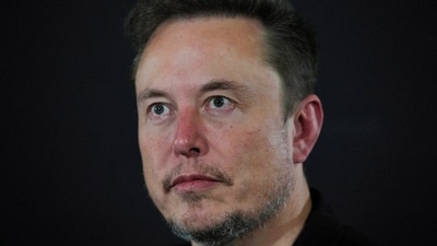 Tesla and SpaceX's CEO Elon Musk looks on during an in-conversation event. Communities on X can be private and the social media platform will require age verification for groups that feature adult content, the rules showed. (AP)