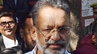 Gangster-turned-politician Mukhtar Ansari died of cardiac arrest on Thursday. (ANI file) Gangster-turned-politician Mukhtar Ansari died of cardiac arrest on Thursday. (ANI file)