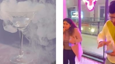 People were screaming and vomiting after consuming dry ice contaminated mouth freshener. (Dry ice representative image- cottonbro studio) People were screaming and vomiting after consuming dry ice contaminated mouth freshener. (Dry ice representative image- cottonbro studio)