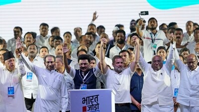 INDIA bloc leaders will hold a rally at Delhi's Ramlila Maidan (AP) INDIA bloc leaders will hold a rally at Delhi's Ramlila Maidan (AP)