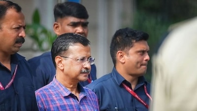 Delhi Chief Minister Arvind Kejriwal leaves Rouse Avenue Court after appearing in a liquor case, in New Delhi, India, on Thursday, March 28, 2024. (Photo by Vipin Kumar/ Hindustan Times) Delhi Chief Minister Arvind Kejriwal leaves Rouse Avenue Court after appearing in a liquor case, in New Delhi, India, on Thursday, March 28, 2024. (Photo by Vipin Kumar/ Hindustan Times)