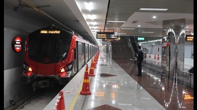 Lucknow Metro’s file image (Subhankar Chakraborty/HT Archive)