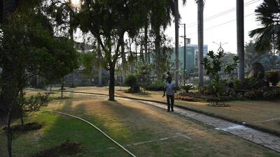 Plot allotment in green belt raises greens ire, MIDC says no tree will be cut at Pawne. (Bachchan Kumar/ HT PHOTO) Plot allotment in green belt raises greens ire, MIDC says no tree will be cut at Pawne. (Bachchan Kumar/ HT PHOTO)
