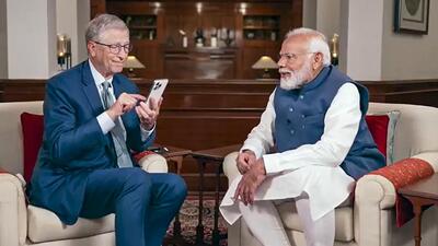 Prime Minister Narendra Modi with Microsoft co-founder Bill Gates during a meeting at his residence in New Delhi (PTI) Prime Minister Narendra Modi with Microsoft co-founder Bill Gates during a meeting at his residence in New Delhi (PTI)