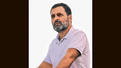 Special court of people’s representatives in Bengaluru has issued summons to Congress leader Rahul Gandhi, chief minister Siddaramaiah, and deputy chief minister DK Shivakumar in connection with a defamation case the BJP had filed against them over a “40% commission” advertisement. (Congress Twitter) Special court of people’s representatives in Bengaluru has issued summons to Congress leader Rahul Gandhi, chief minister Siddaramaiah, and deputy chief minister DK Shivakumar in connection with a defamation case the BJP had filed against them over a “40% commission” advertisement. (Congress Twitter)