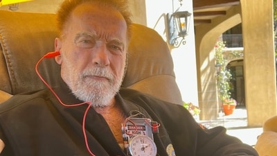 Arnold Schwarzenegger's 'pacemaker' is quite massive. Arnold Schwarzenegger's 'pacemaker' is quite massive.