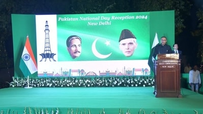 Pakistan High Commission hosted National Day reception in New Delhi. Pakistan High Commission hosted National Day reception in New Delhi.