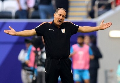 India coach Igor Stimac reacts (REUTERS)