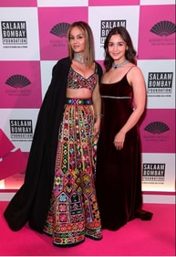 Natasha Poonawalla with Alia Bhatt at the event. Natasha Poonawalla with Alia Bhatt at the event.