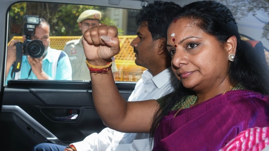 BRS MLC K Kavitha (ANI)