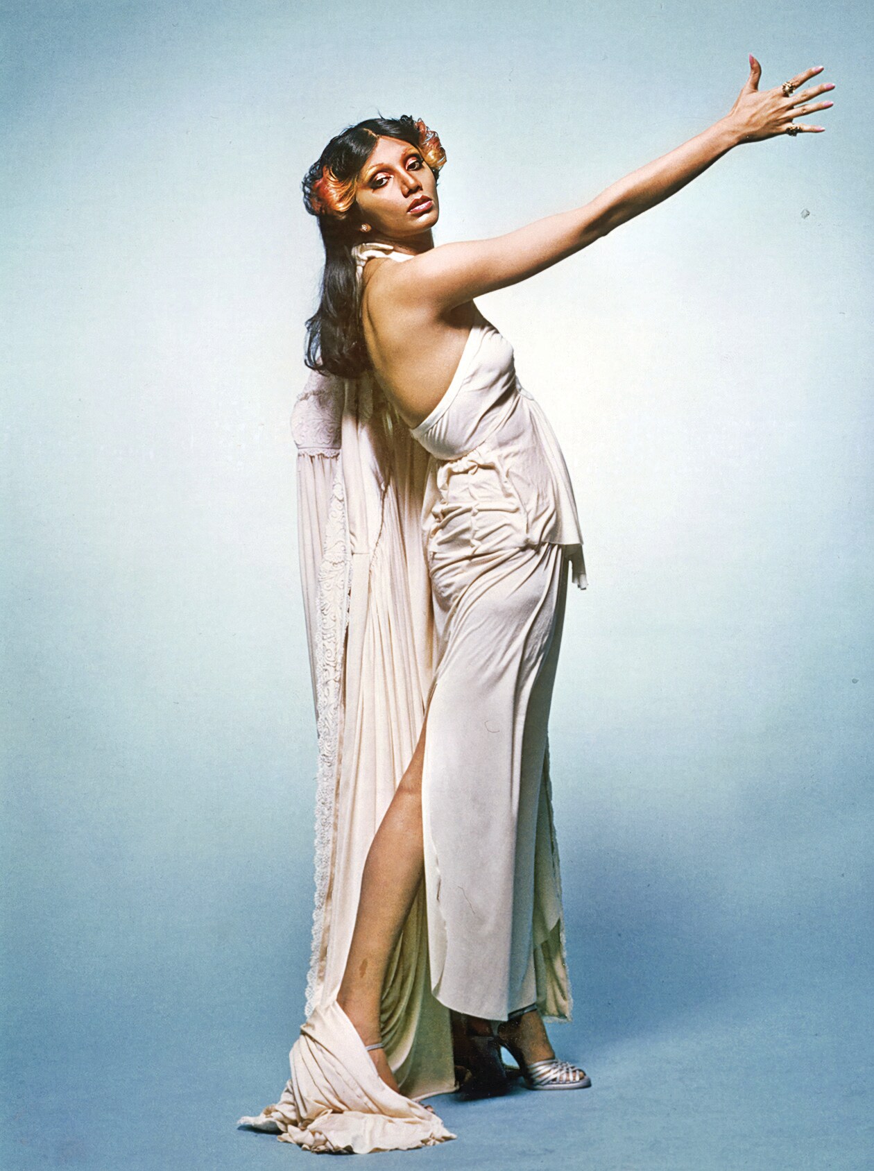 A still from the photoshoot for her self-titled debut album, released in 1973. (Photo by Mick Rock) A still from the photoshoot for her self-titled debut album, released in 1973. (Photo by Mick Rock)
