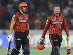 Sunrisers Hyderabad's Heinrich Klaasen and Aiden Markram walk back to the pavilion after the team's inning against Mumbai Indians Sunrisers Hyderabad's Heinrich Klaasen and Aiden Markram walk back to the pavilion after the team's inning against Mumbai Indians