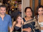 Arbaaz Khan and Sshura Khan spotted on a dinner with Malaika Arora and her mother Arbaaz Khan and Sshura Khan spotted on a dinner with Malaika Arora and her mother