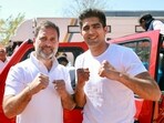 Boxer Vijender Singh participated in Rahul Gandhi's Bharat Jodo Nyay Yatra. Boxer Vijender Singh participated in Rahul Gandhi's Bharat Jodo Nyay Yatra.