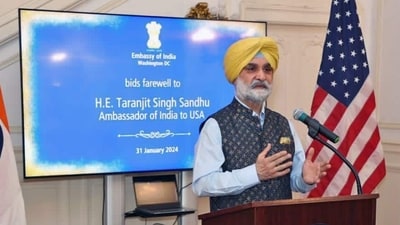 Taranjit Singh Sandhu, a former diplomat, was named in the eighth list of BJP candidates for the upcoming Lok Sabha election. (X) Taranjit Singh Sandhu, a former diplomat, was named in the eighth list of BJP candidates for the upcoming Lok Sabha election. (X)