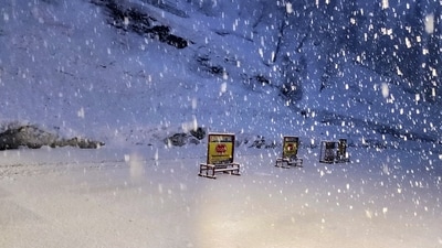 A total of 168 roads, including three National Highways, were closed for vehicular traffic in the state on Friday night as per the data of the state emergency operation centre. (ANI) A total of 168 roads, including three National Highways, were closed for vehicular traffic in the state on Friday night as per the data of the state emergency operation centre. (ANI)