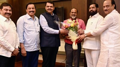 In the meeting, it was decided that Jankar will get one seat from the Mahayuti – an alliance of the BJP, Shiv Sena and NCP – to contest the upcoming LS polls. (HT PHOTO)
