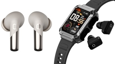 Noise’s latest Buds Xero are their most expensive earbuds yet, and (right) Watchout is bringing a smartwatch and earbuds into one form factor ((official images)) Noise’s latest Buds Xero are their most expensive earbuds yet, and (right) Watchout is bringing a smartwatch and earbuds into one form factor ((official images))