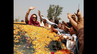 Mathura MP Hema Malini (HT File) Mathura MP Hema Malini (HT File)