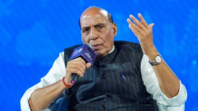 Defence minister Rajnath Singh (PTI)