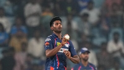 Debutant Mayank Yadav ran riot with his rapid pace and claimed three wickets to pull Lucknow Super Giants back in the game when things were not going their way. The Player of the Match also bowled the fastest ball of the season thus far - 155.8 kph. (PTI) Debutant Mayank Yadav ran riot with his rapid pace and claimed three wickets to pull Lucknow Super Giants back in the game when things were not going their way. The Player of the Match also bowled the fastest ball of the season thus far - 155.8 kph. (PTI)