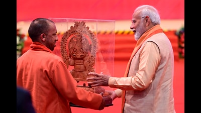 Prime Minister Narendra Modi along with UP CM Yogi Adityanath (HT File) Prime Minister Narendra Modi along with UP CM Yogi Adityanath (HT File)