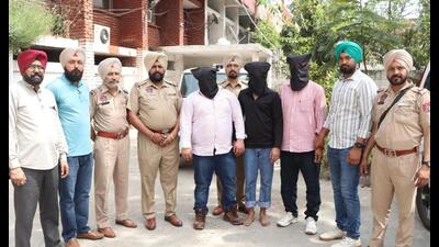 Punjab Police on Saturday averted targeted killings in the state with the arrest of four operatives after an exchange of fire in Jalandhar. Punjab Police on Saturday averted targeted killings in the state with the arrest of four operatives after an exchange of fire in Jalandhar.