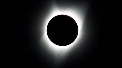 While the excitement for the rare event is inevitable, it is important to know how to safely watch the eclipse without damaging your eyes. (REUTERS)