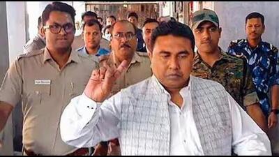 TMC strongman Sheikh Shahjahan was arrested on March 5 after being on run for nearly two months (File Photo) TMC strongman Sheikh Shahjahan was arrested on March 5 after being on run for nearly two months (File Photo)