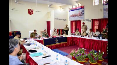 The meeting was conducted under the joint chairmanship of DIG (border range) Rakesh Kaushal, DIG (Jammu range) Sunil Gupta, and DIG/SHQ/GSP Shashank Anand, Pathankot deputy commissioner, SSP, Gurdaspur, commandants of 121 ad 58 BSF battalions, ASP, Chamba, and excise officers of concerned states