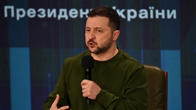 Ukraine's President Volodymyr Zelensky (AFP) Ukraine's President Volodymyr Zelensky (AFP)