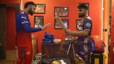 Virat Kohli's heartwarming gesture for Rinku Singh Virat Kohli's heartwarming gesture for Rinku Singh