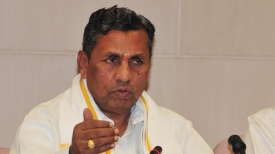Senior party leader and Minister K H Muniyappa. Senior party leader and Minister K H Muniyappa.