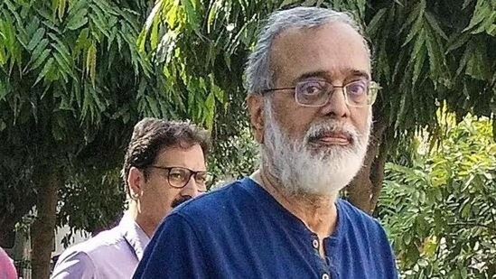NewsClick founder Prabir Purkayastha. (HT_PRINT)
