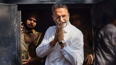 A file photo of gangster-politician Mukhtar Ansari. (PTI) A file photo of gangster-politician Mukhtar Ansari. (PTI)