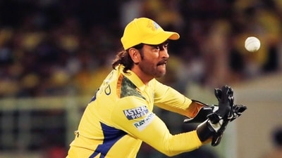 CSK wicketkeeper MS Dhoni achieves another milestone. (ANI) CSK wicketkeeper MS Dhoni achieves another milestone. (ANI)