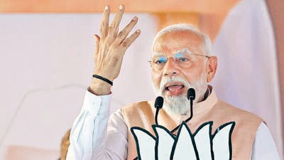 Besides electoral bonds, PM Narendra Modi also spoke on the severing of ties between the BJP and AIADMK in Tamil Nadu and termed the development a latter’s “loss” (REUTERS)