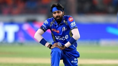Mumbai Indians' captain Hardik Pandya reacts during the Indian Premier League (IPL) Twenty20 cricket match between Sunrisers Hyderabad and Mumbai Indians (AFP) Mumbai Indians' captain Hardik Pandya reacts during the Indian Premier League (IPL) Twenty20 cricket match between Sunrisers Hyderabad and Mumbai Indians (AFP)