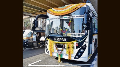 Currently, only around 200 passengers are using the service daily.The Ruby Hall Clinic to Ramwadi metro route, operated by the Maharashtra Metro Rail Corporation Limited (Maha-Metro). (HT PHOTO) Currently, only around 200 passengers are using the service daily.The Ruby Hall Clinic to Ramwadi metro route, operated by the Maharashtra Metro Rail Corporation Limited (Maha-Metro). (HT PHOTO)