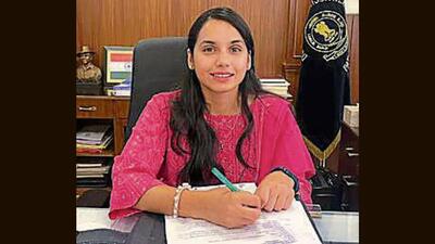 DEO Sakshi Sawhney said the aim was to make voting feel-good for the voters. (HT photo)