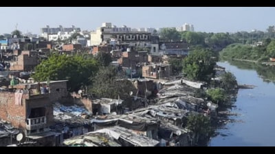 In December last year, the development authority declared Akbar Nagar an illegal slum where houses had been constructed in an unauthorised manner on Kukrail riverbed. (Sourced)