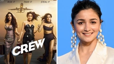 Alia Bhatt congratulates the team of Crew for smashing the box office Alia Bhatt congratulates the team of Crew for smashing the box office